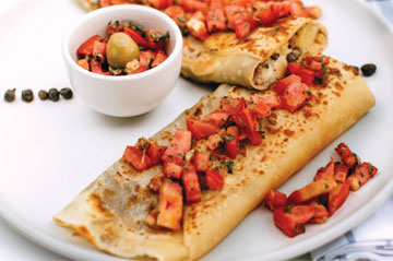 Crêpe Mediterranean fresh