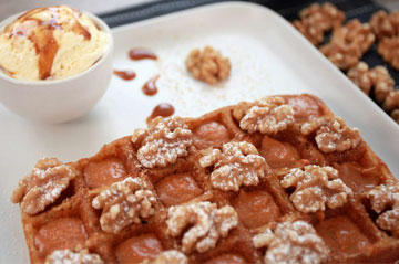 Gaufre Nutty Caramel show